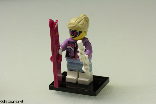 Lego 8833 Series 8 Minifigures No 7 Downhill Skier with skis New 