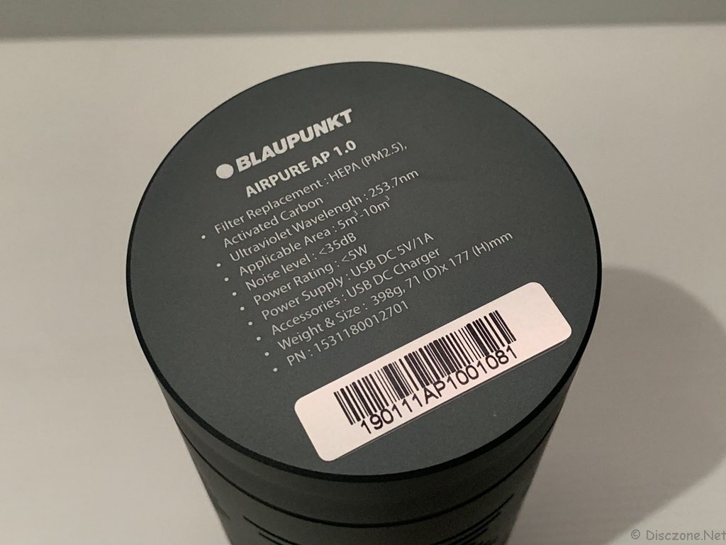 BlaupunkT Air Purifier AirPure AP1.0 - Bottom