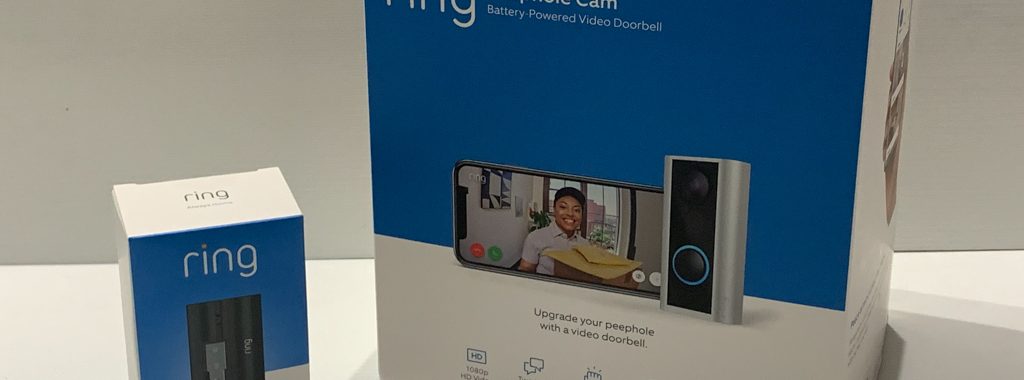 Ring Peephole Cam - with Extra Battery